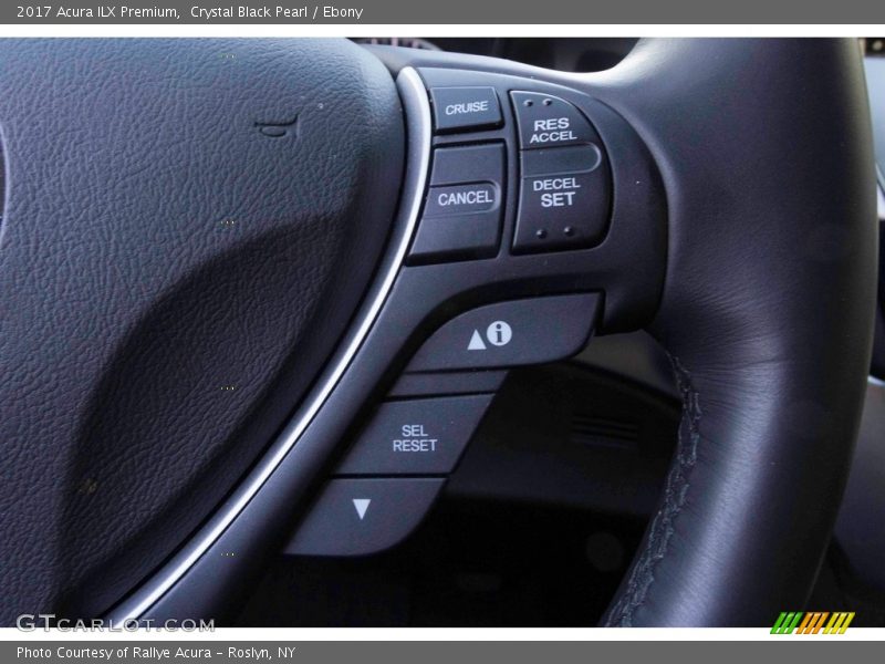 Crystal Black Pearl / Ebony 2017 Acura ILX Premium