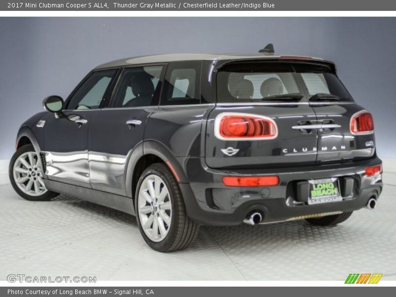 Thunder Gray Metallic / Chesterfield Leather/Indigo Blue 2017 Mini Clubman Cooper S ALL4