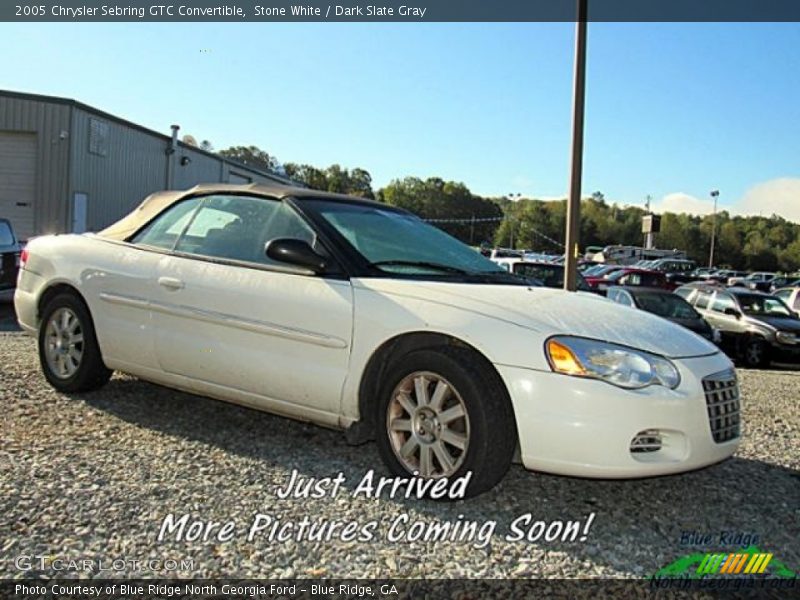Stone White / Dark Slate Gray 2005 Chrysler Sebring GTC Convertible