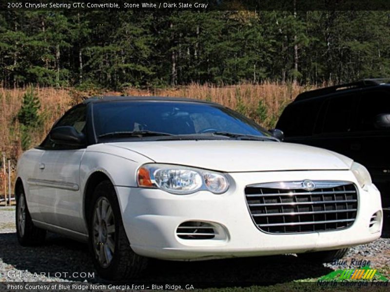 Stone White / Dark Slate Gray 2005 Chrysler Sebring GTC Convertible