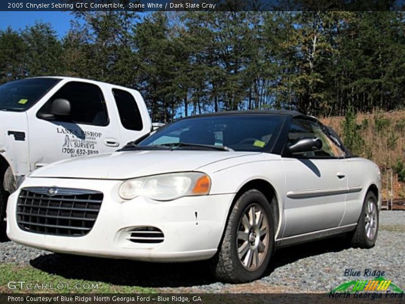 Stone White / Dark Slate Gray 2005 Chrysler Sebring GTC Convertible