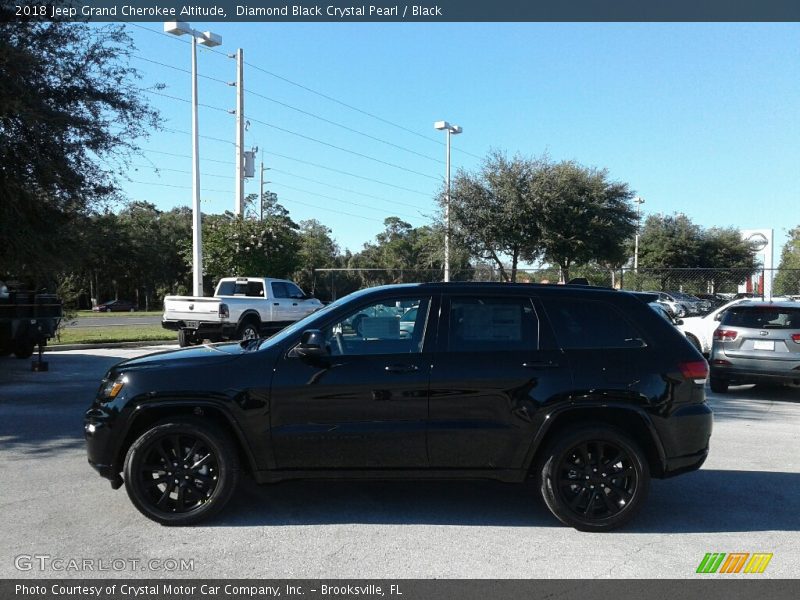 Diamond Black Crystal Pearl / Black 2018 Jeep Grand Cherokee Altitude