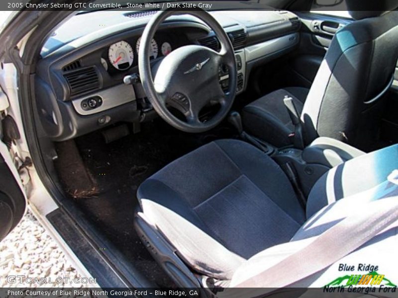 Stone White / Dark Slate Gray 2005 Chrysler Sebring GTC Convertible