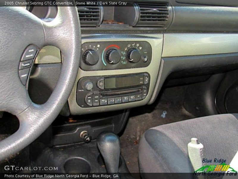 Stone White / Dark Slate Gray 2005 Chrysler Sebring GTC Convertible