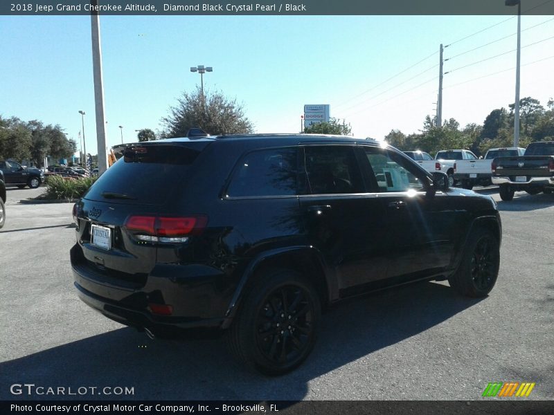 Diamond Black Crystal Pearl / Black 2018 Jeep Grand Cherokee Altitude