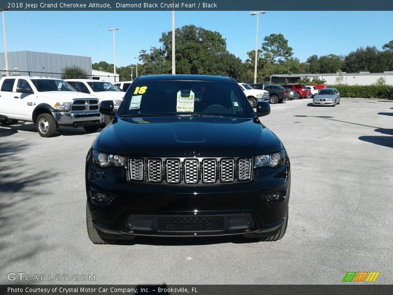 Diamond Black Crystal Pearl / Black 2018 Jeep Grand Cherokee Altitude