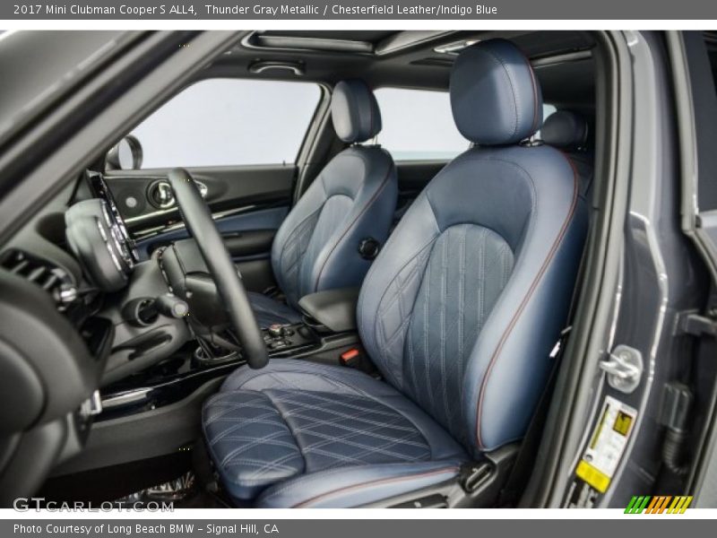  2017 Clubman Cooper S ALL4 Chesterfield Leather/Indigo Blue Interior