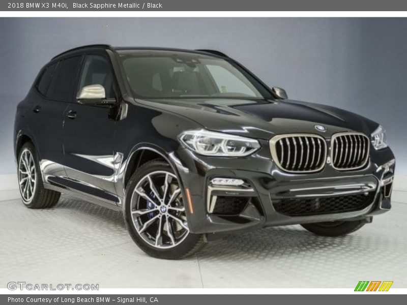 Front 3/4 View of 2018 X3 M40i