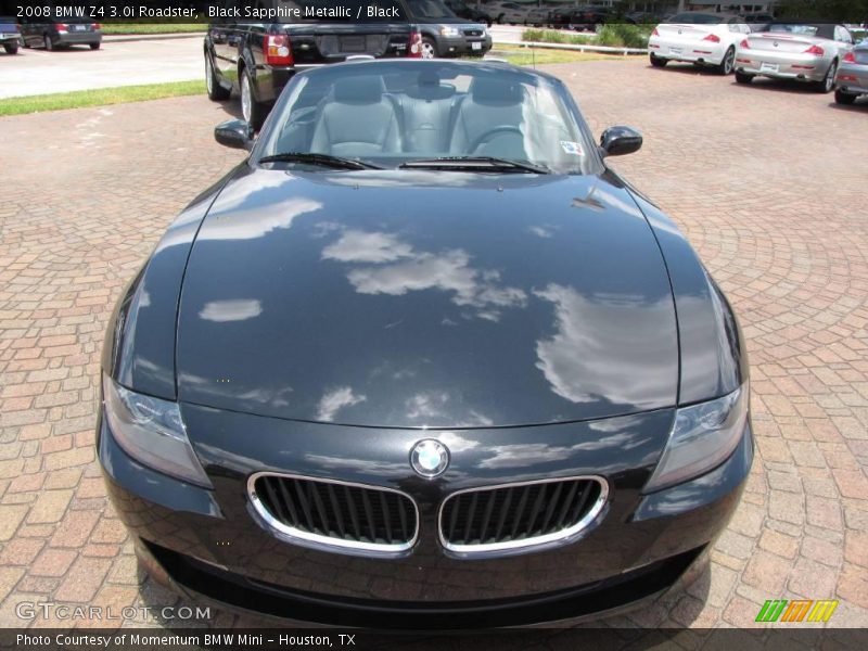 Black Sapphire Metallic / Black 2008 BMW Z4 3.0i Roadster