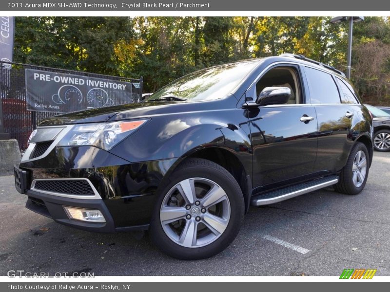 Crystal Black Pearl / Parchment 2013 Acura MDX SH-AWD Technology