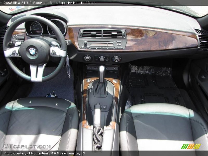 Black Sapphire Metallic / Black 2008 BMW Z4 3.0i Roadster