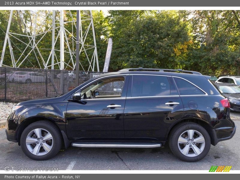 Crystal Black Pearl / Parchment 2013 Acura MDX SH-AWD Technology