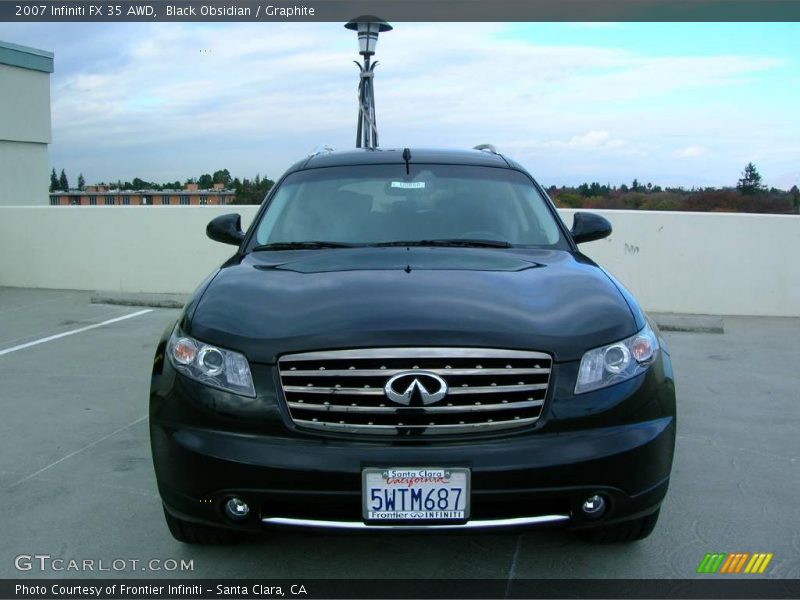 Black Obsidian / Graphite 2007 Infiniti FX 35 AWD