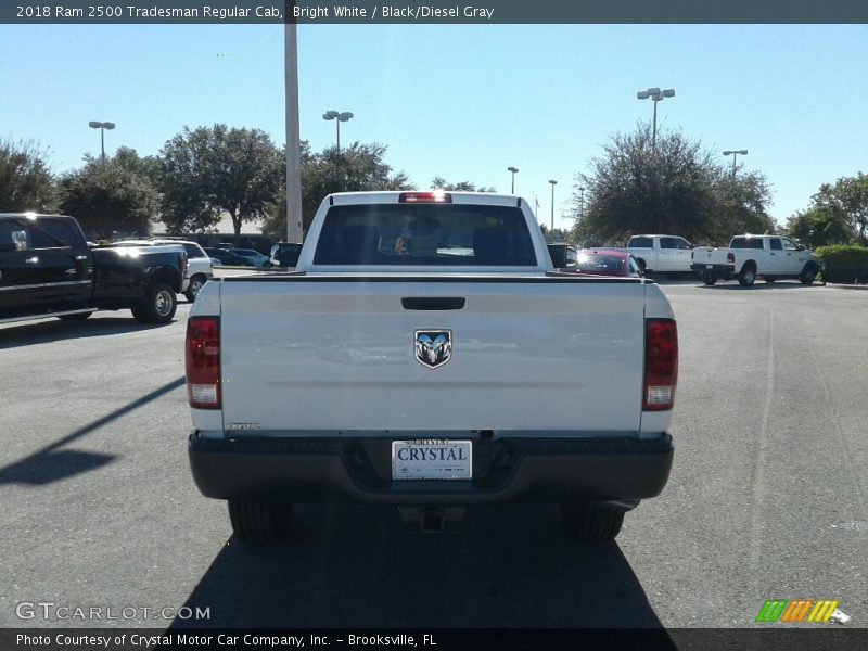 Bright White / Black/Diesel Gray 2018 Ram 2500 Tradesman Regular Cab