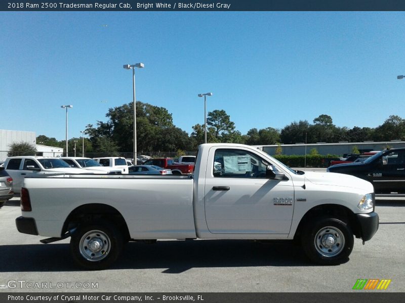 Bright White / Black/Diesel Gray 2018 Ram 2500 Tradesman Regular Cab