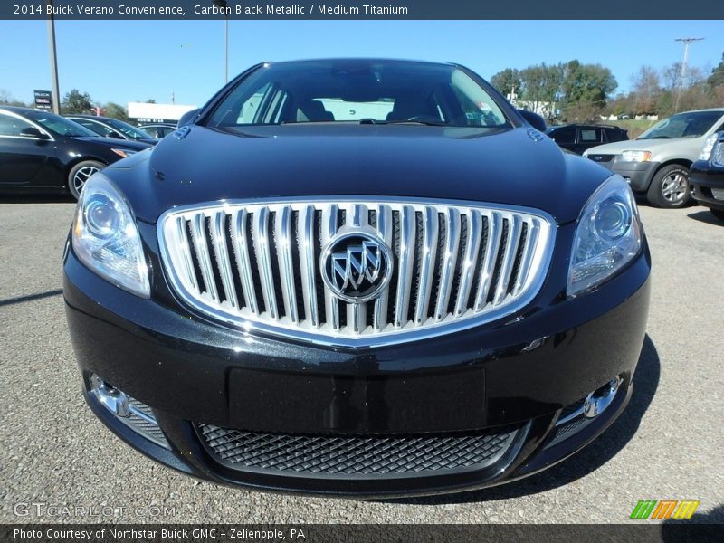 Carbon Black Metallic / Medium Titanium 2014 Buick Verano Convenience