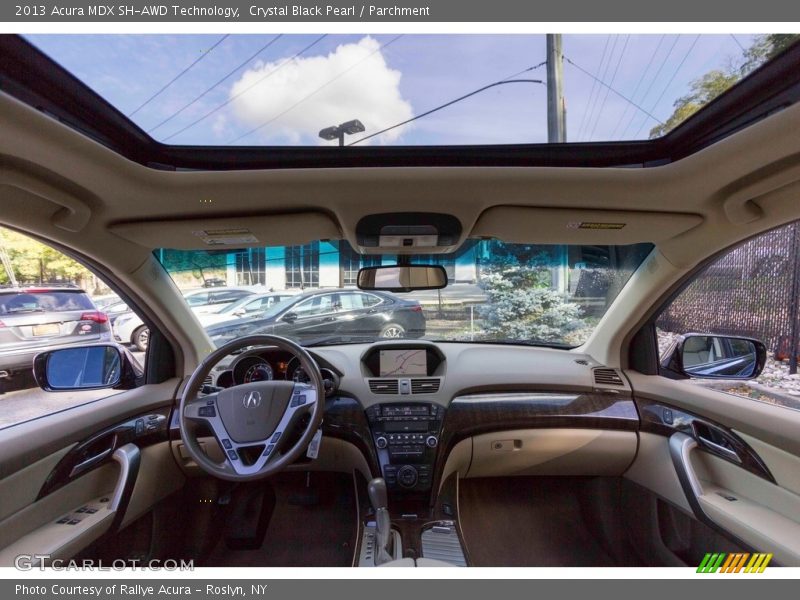 Crystal Black Pearl / Parchment 2013 Acura MDX SH-AWD Technology
