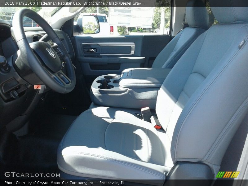 Bright White / Black/Diesel Gray 2018 Ram 2500 Tradesman Regular Cab