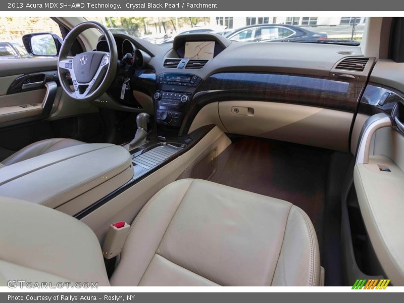 Crystal Black Pearl / Parchment 2013 Acura MDX SH-AWD Technology