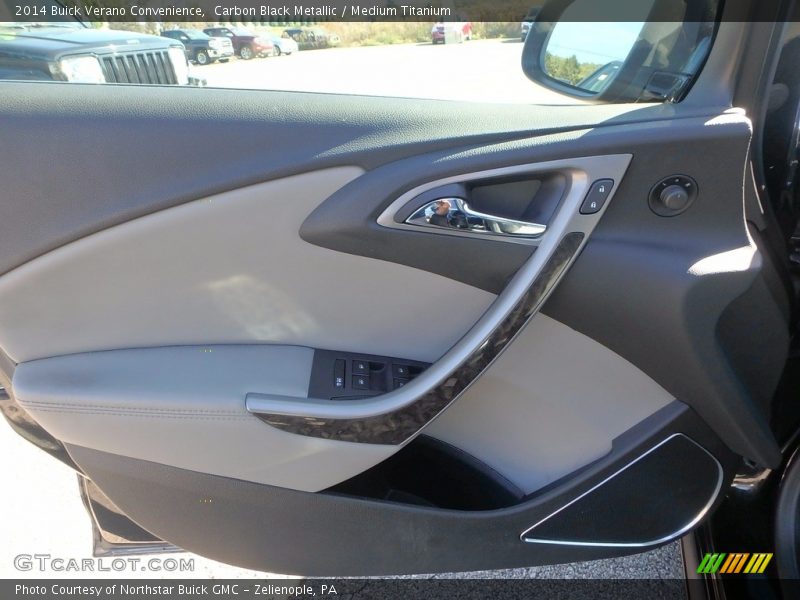 Carbon Black Metallic / Medium Titanium 2014 Buick Verano Convenience