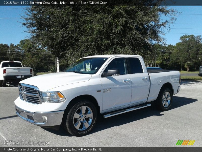 Front 3/4 View of 2018 1500 Big Horn Crew Cab
