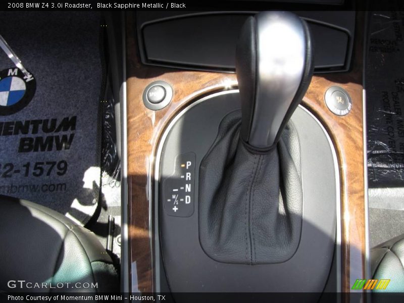 Black Sapphire Metallic / Black 2008 BMW Z4 3.0i Roadster