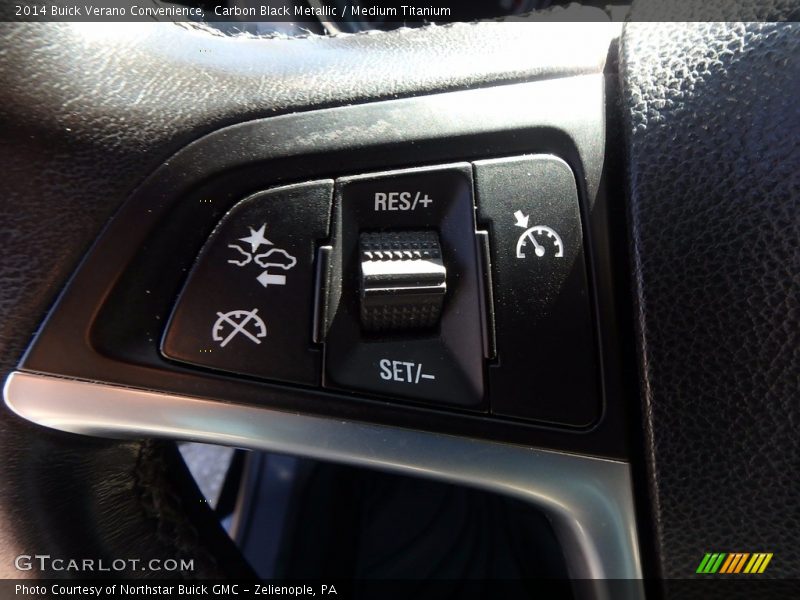 Carbon Black Metallic / Medium Titanium 2014 Buick Verano Convenience