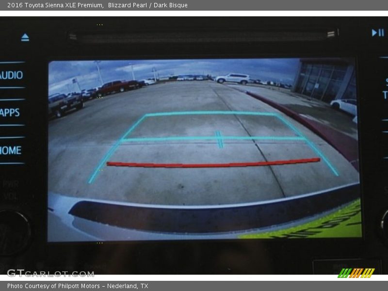 Blizzard Pearl / Dark Bisque 2016 Toyota Sienna XLE Premium