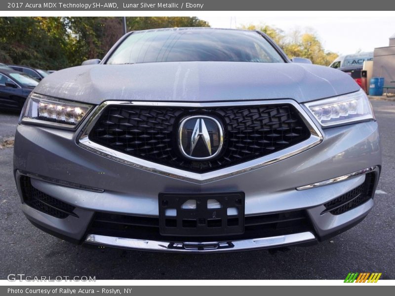 Lunar Silver Metallic / Ebony 2017 Acura MDX Technology SH-AWD