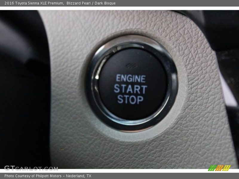 Blizzard Pearl / Dark Bisque 2016 Toyota Sienna XLE Premium