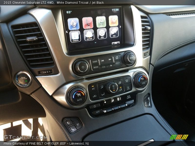 White Diamond Tricoat / Jet Black 2015 Chevrolet Suburban LTZ 4WD