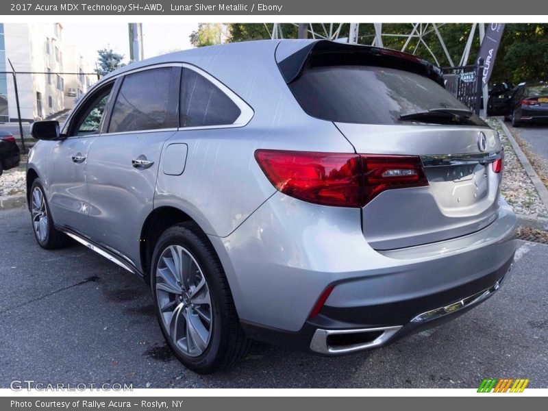 Lunar Silver Metallic / Ebony 2017 Acura MDX Technology SH-AWD