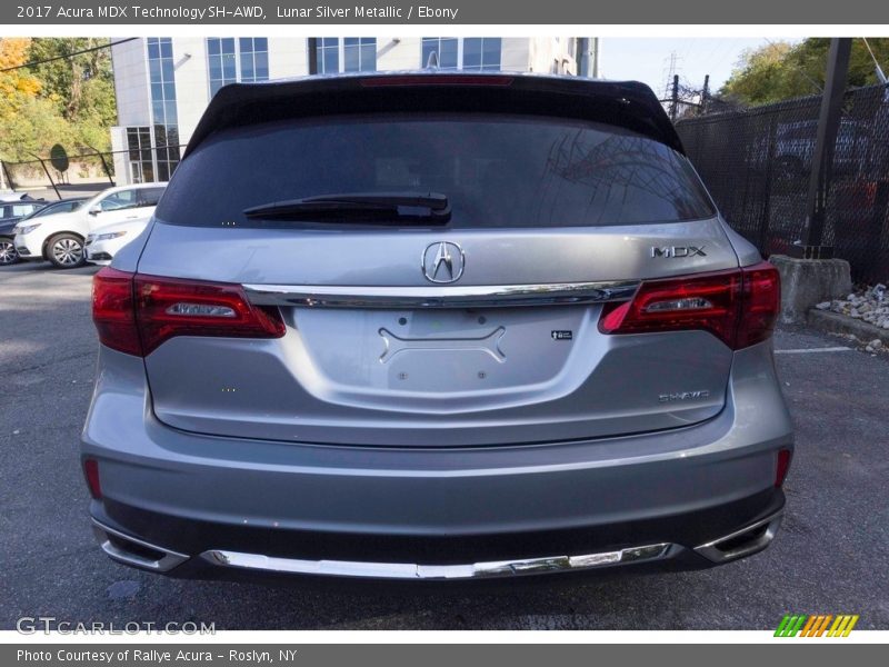 Lunar Silver Metallic / Ebony 2017 Acura MDX Technology SH-AWD