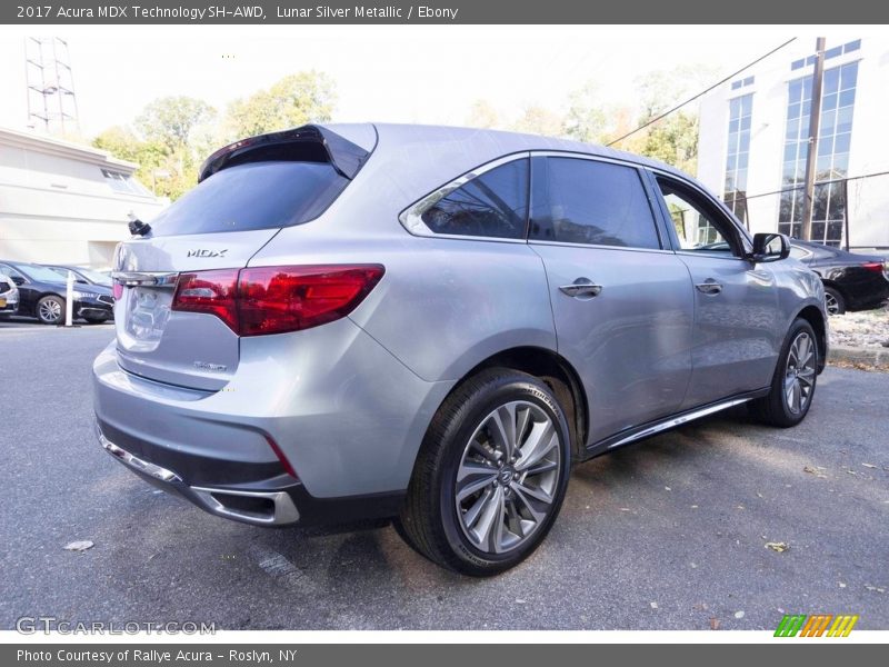 Lunar Silver Metallic / Ebony 2017 Acura MDX Technology SH-AWD