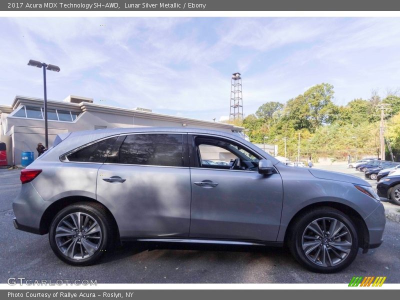 Lunar Silver Metallic / Ebony 2017 Acura MDX Technology SH-AWD