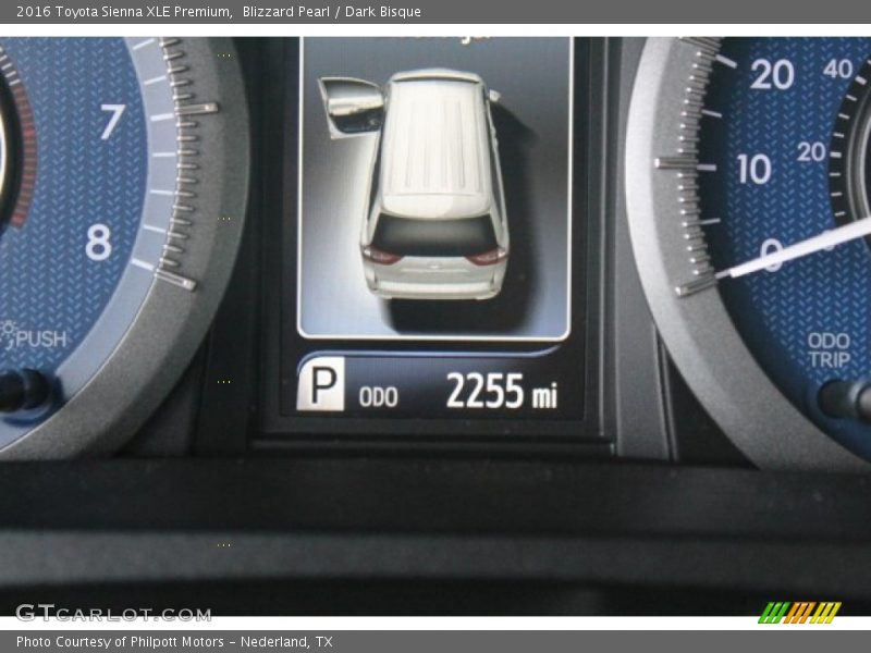 Blizzard Pearl / Dark Bisque 2016 Toyota Sienna XLE Premium