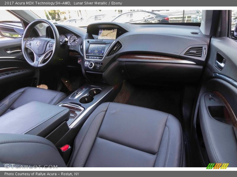 Lunar Silver Metallic / Ebony 2017 Acura MDX Technology SH-AWD
