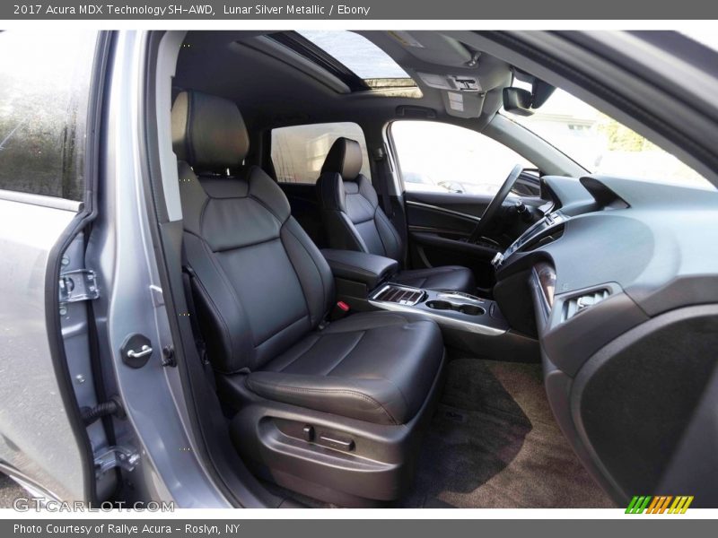 Lunar Silver Metallic / Ebony 2017 Acura MDX Technology SH-AWD