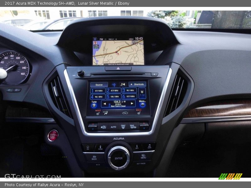 Lunar Silver Metallic / Ebony 2017 Acura MDX Technology SH-AWD