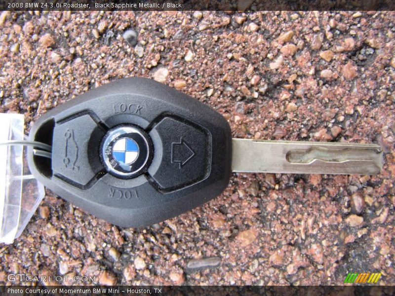 Black Sapphire Metallic / Black 2008 BMW Z4 3.0i Roadster