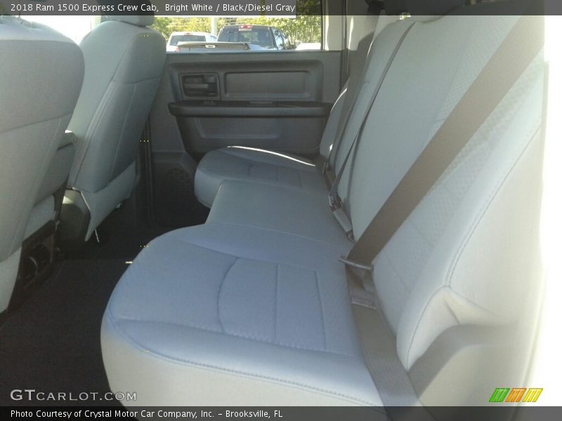 Bright White / Black/Diesel Gray 2018 Ram 1500 Express Crew Cab