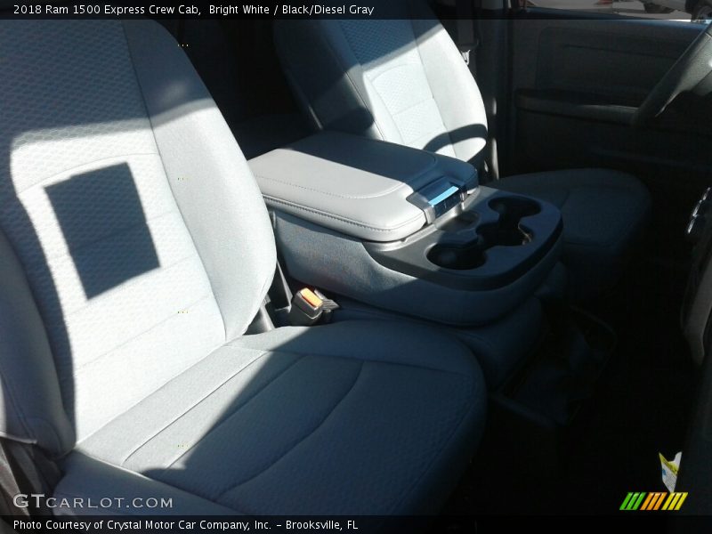 Bright White / Black/Diesel Gray 2018 Ram 1500 Express Crew Cab
