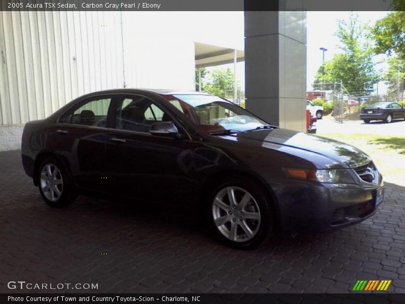 Carbon Gray Pearl / Ebony 2005 Acura TSX Sedan