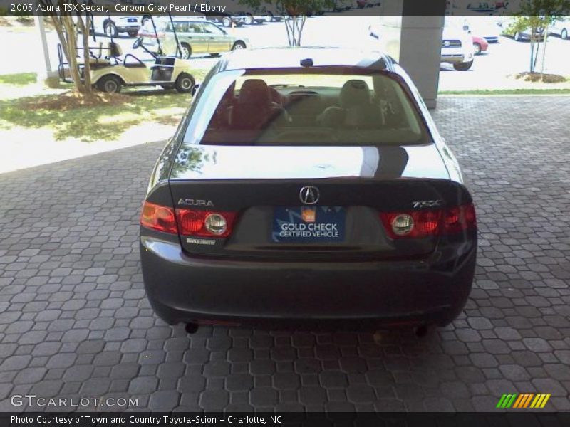 Carbon Gray Pearl / Ebony 2005 Acura TSX Sedan