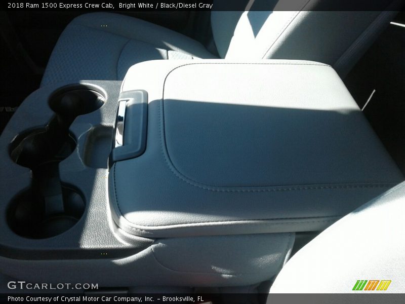 Bright White / Black/Diesel Gray 2018 Ram 1500 Express Crew Cab