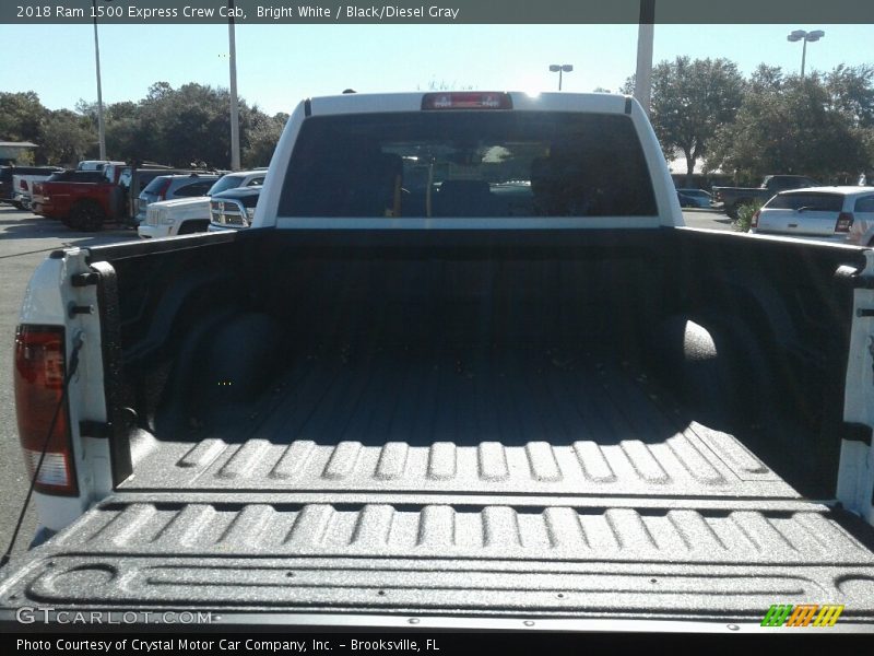 Bright White / Black/Diesel Gray 2018 Ram 1500 Express Crew Cab