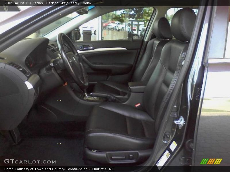 Carbon Gray Pearl / Ebony 2005 Acura TSX Sedan