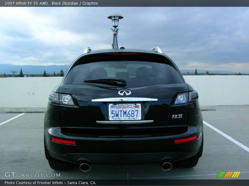 Black Obsidian / Graphite 2007 Infiniti FX 35 AWD