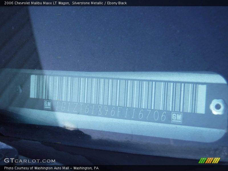 Silverstone Metallic / Ebony Black 2006 Chevrolet Malibu Maxx LT Wagon