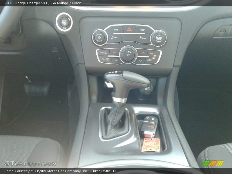 Go Mango / Black 2018 Dodge Charger SXT